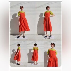 Hansel from Basel Margaret Dress Poppy Linen